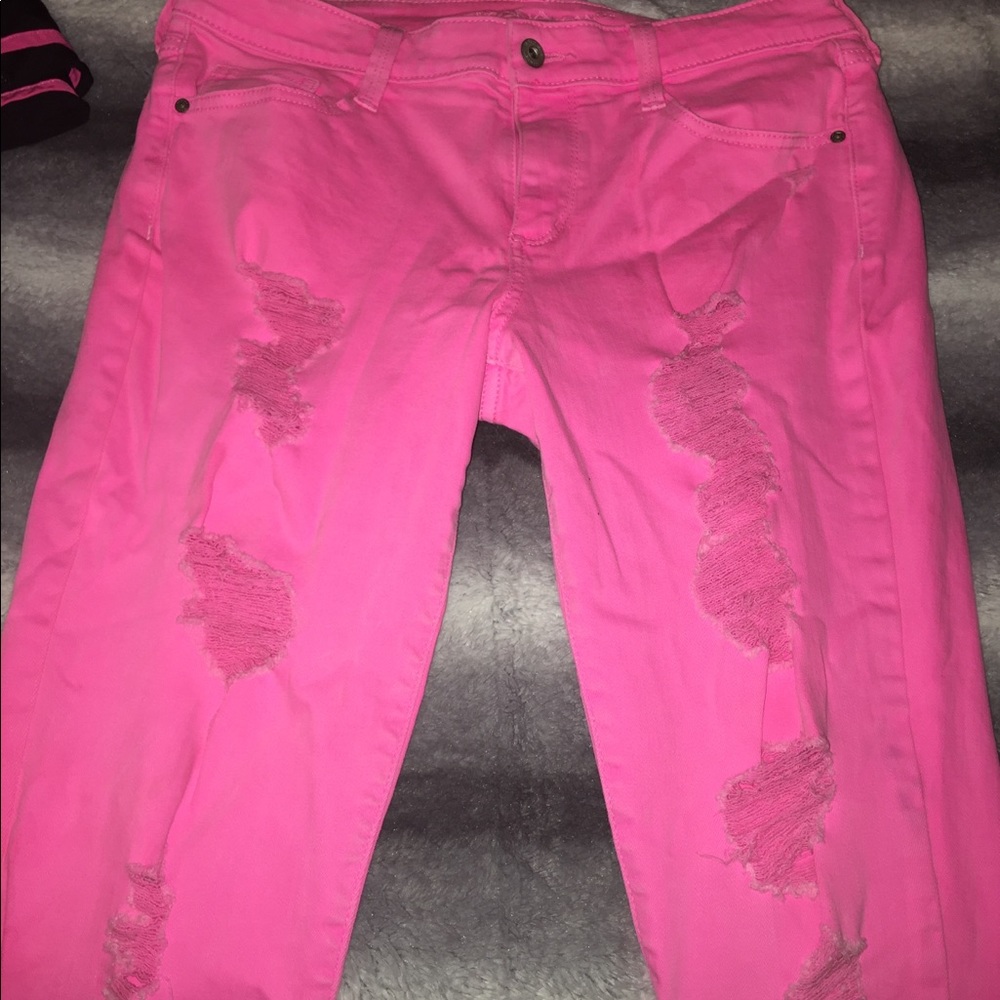 Hot pink arizona jeans